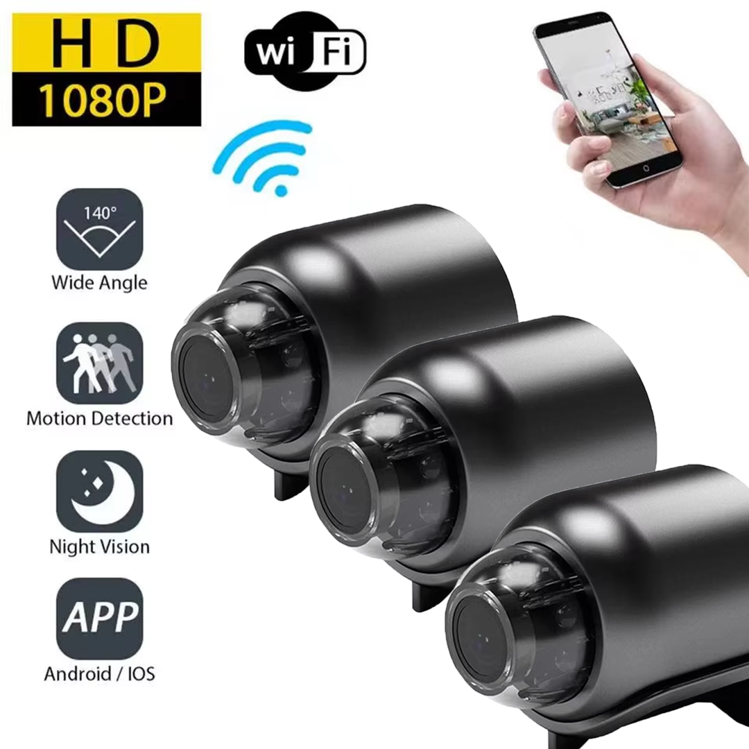 Mini Camera - Ultimate Home Security (Free 16GB SD card included)