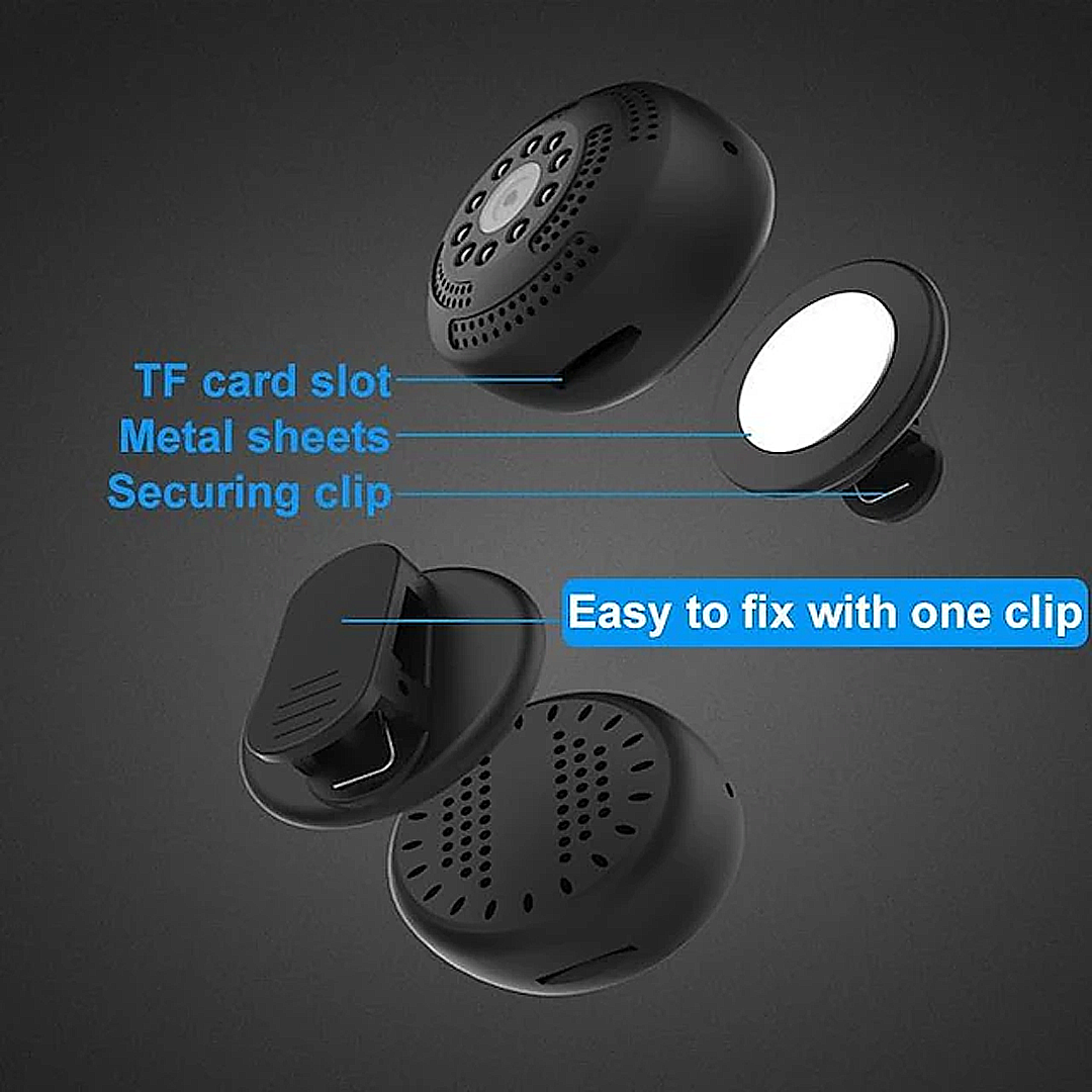 Mini Magnetic Wireless WiFi Spy Camera (Free 16GB SD card included)