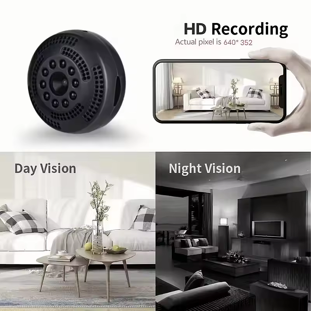 Mini Magnetic Wireless WiFi Spy Camera (Free 16GB SD card included)