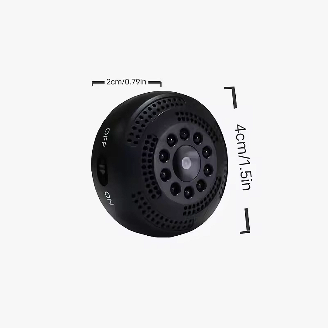 Mini Magnetic Wireless WiFi Spy Camera (Free 16GB SD card included)