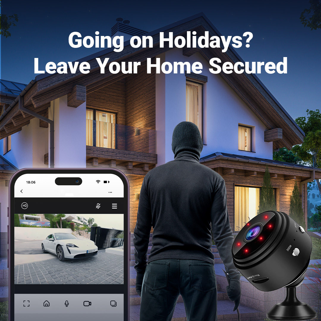 4.0 HomeEye - Next-Level Security Camera (Free 16GB SD card included)
