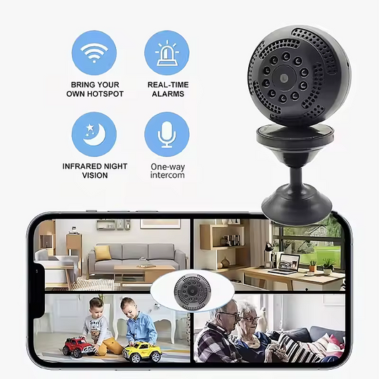 Mini Magnetic Wireless WiFi Spy Camera (Free 16GB SD card included)
