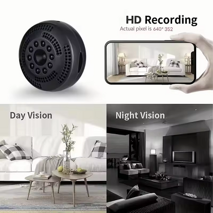 Mini Magnetic Wireless WiFi Spy Camera (Free 16GB SD card included)