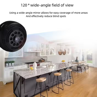 Mini Magnetic Wireless WiFi Spy Camera (Free 16GB SD card included)