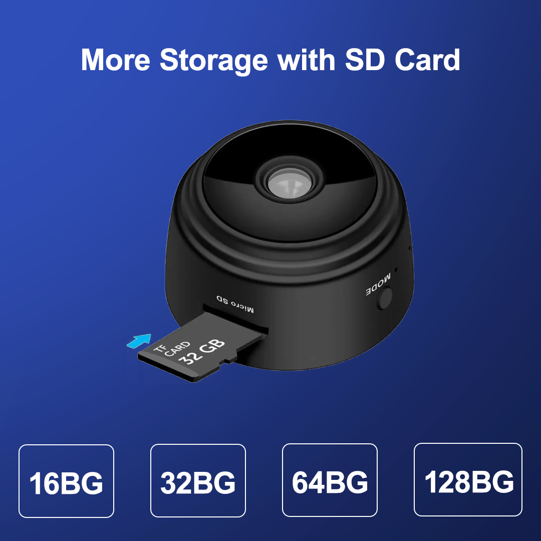 4.0 HomeEye - Next-Level Security Camera (Free 16GB SD card included)