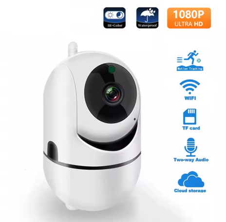 IP Camera Ftycamp Plus Smart Home 1080P HD Security Camera Auto Tracking Network Wireless Surveillance Night Vision WiFi Camera