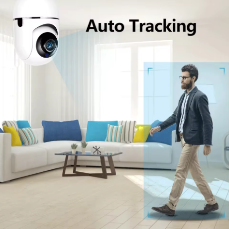 IP Camera Ftycamp Plus Smart Home 1080P HD Security Camera Auto Tracking Network Wireless Surveillance Night Vision WiFi Camera